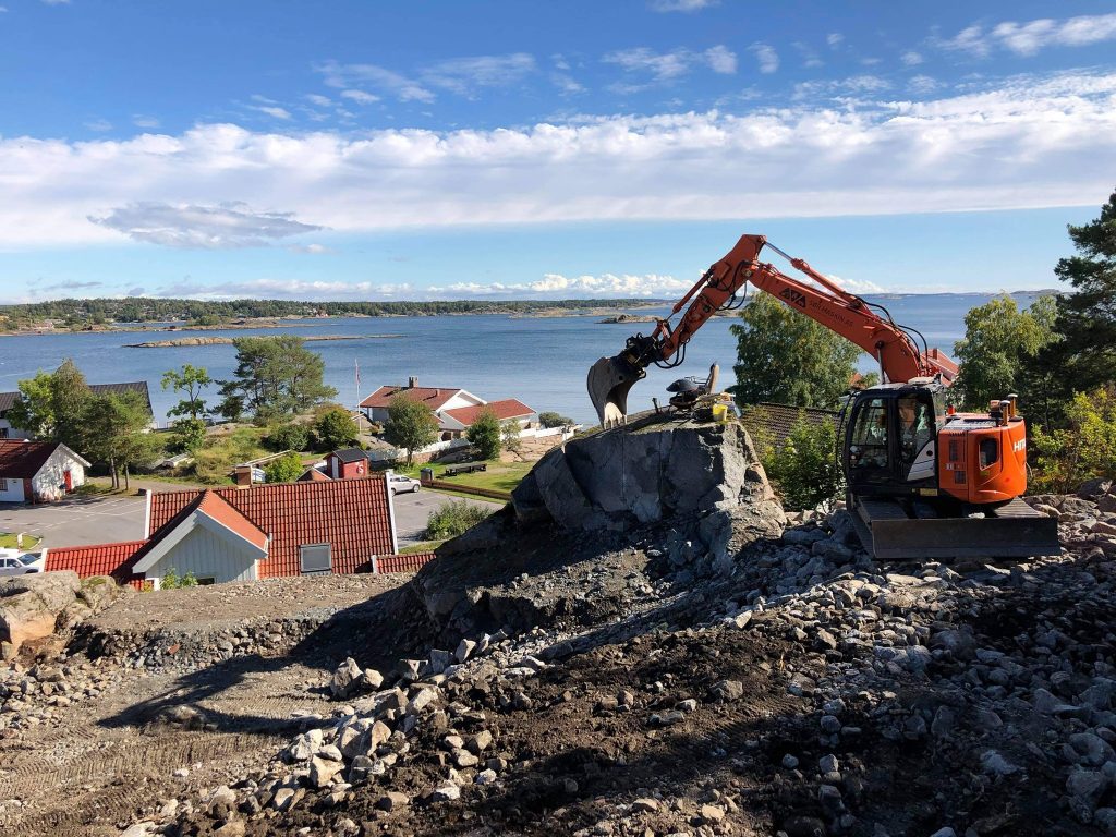 Bilde av gravearbeid - Sør Maskin AS Sandefjord - Graveentreprenør